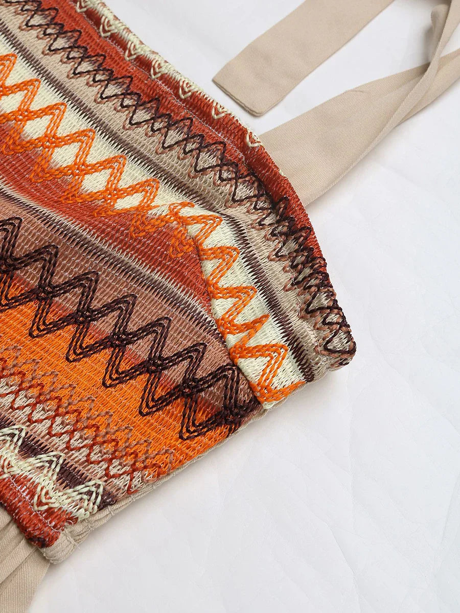 Apricotfarbenes luftiges & stylisches Spaghettiträger-Midikleid für den Sommer – Lina