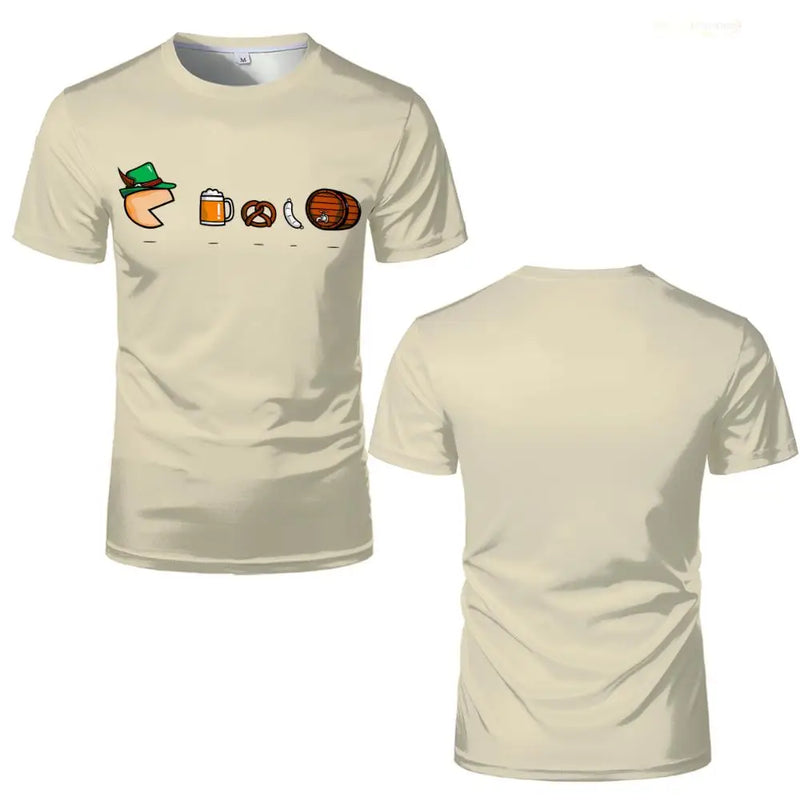 Oktoberfest T-Shirt mit Cartoon-Motiven – GaudiShirt Oktoberfest 2025