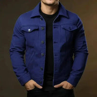 Robuste & Zeitlose Herren Jeansjacke aus 100 % Baumwolle – Noah Herbstedition