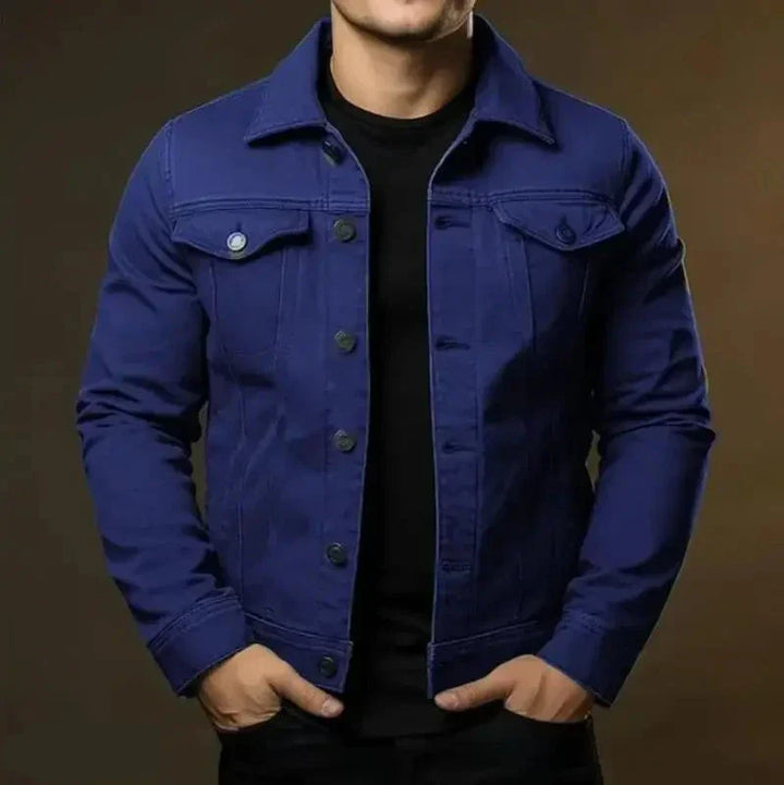 Robuste & Zeitlose Herren Jeansjacke aus 100 % Baumwolle – Noah Herbstedition