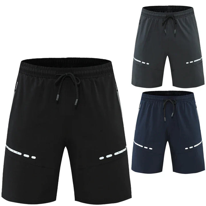 Sportliche & Stylische Slim-Fit Trainingsshorts mit Reißverschlusstaschen – Kian