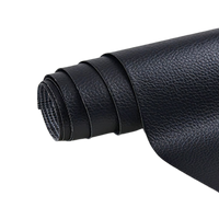 Schwarzer selbstklebender Lederreparaturflicken, strapazierfähig, vielseitig einsetzbar.