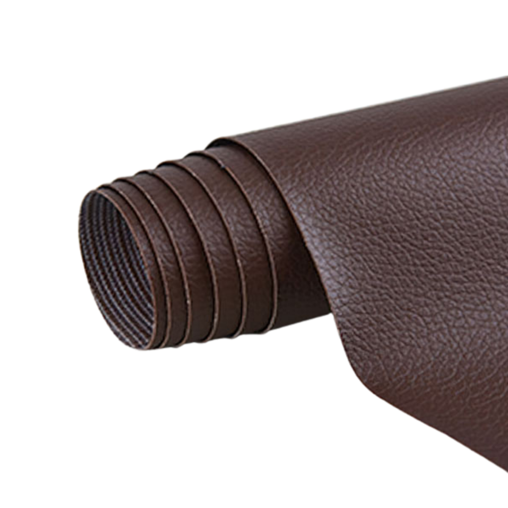 Dunkelbrauner selbstklebender Lederreparaturflicken, strapazierfähig, vielseitig einsetzbar.