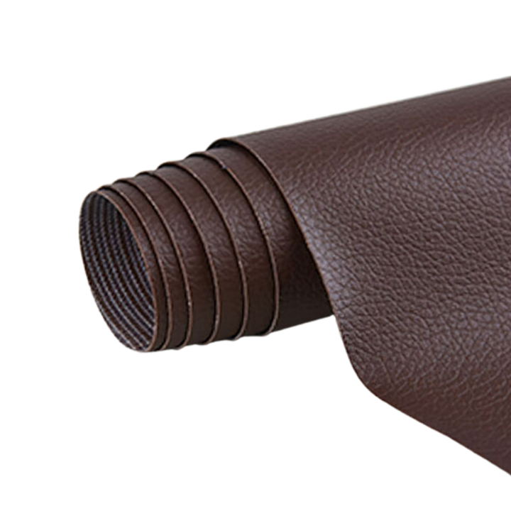 Dunkelbrauner selbstklebender Lederreparaturflicken, strapazierfähig, vielseitig einsetzbar.