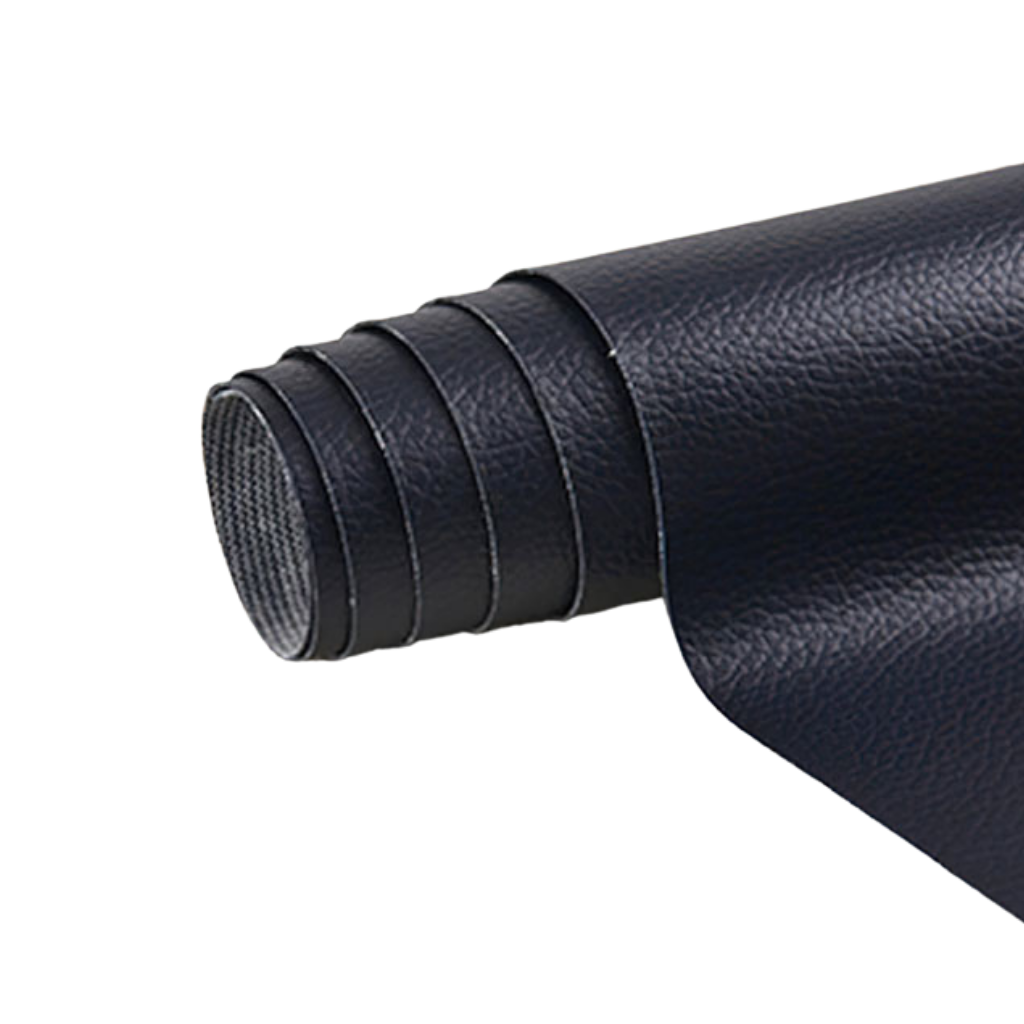 Selbstklebendes Lederreparatur-Patch, dunkelblau, für Möbelreparatur und Polsterpflege.