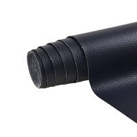 Selbstklebendes Lederreparatur-Patch, dunkelblau, für Möbelreparatur und Polsterpflege.