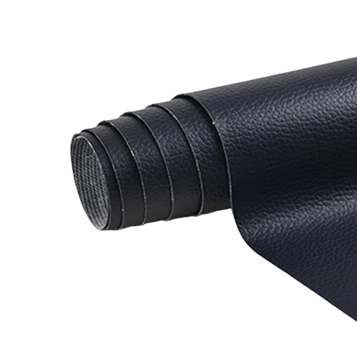 Selbstklebendes Lederreparatur-Patch, dunkelblau, für Möbelreparatur und Polsterpflege.