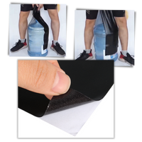 Selbstklebendes Lederreparatur-Patch, schwarz, strapazierfähig, vielseitig einsetzbar.