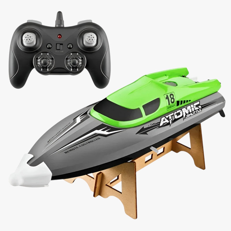 Hochleistungs-Rennboot AquaX – RC-Speedboot mit Wasserkühlung & Auto-Reset