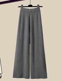 Dreiteiliges Damen Winter Outfit Set mit Strickjacke – Marisa