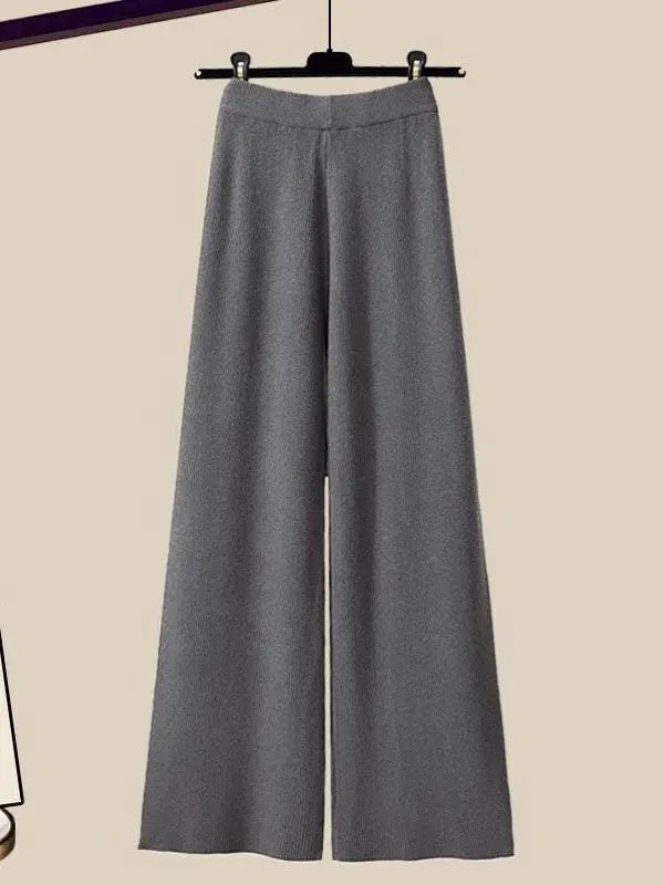 Dreiteiliges Damen Winter Outfit Set mit Strickjacke – Marisa