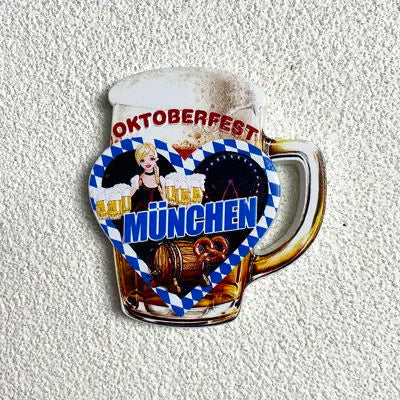 Kühlschrankmagnet „München 3D“ – BayernMagnet (1+1 Gratis) Oktoberfest 2025