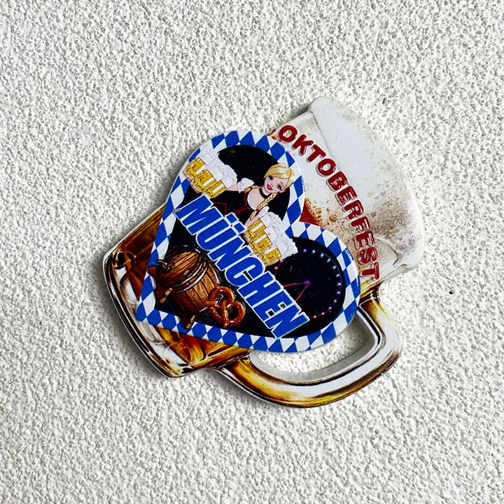 Kühlschrankmagnet „München 3D“ – BayernMagnet (1+1 Gratis) Oktoberfest 2025