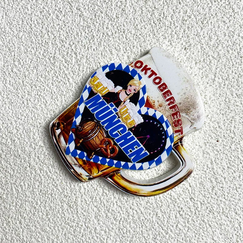 Kühlschrankmagnet „München 3D“ – BayernMagnet (1+1 Gratis) Oktoberfest 2025