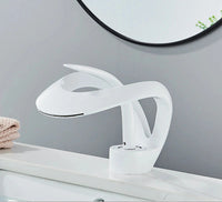 Mischwasserhahn mit Wasserfallauslauf - Flowarc