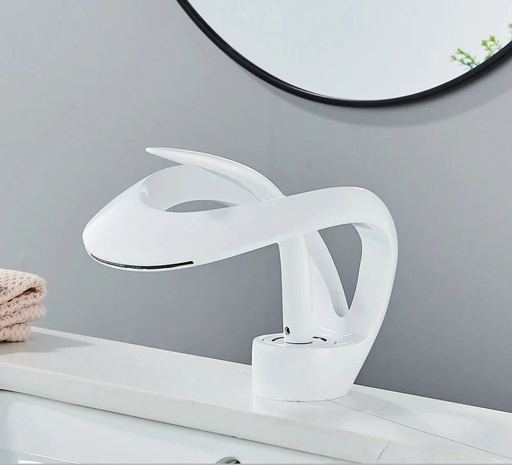 Mischwasserhahn mit Wasserfallauslauf - Flowarc