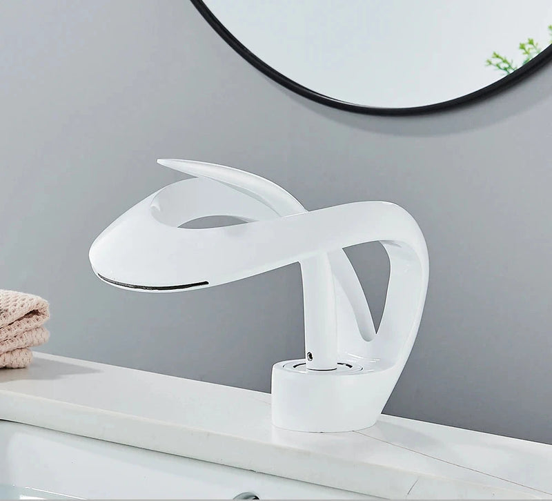 Mischwasserhahn mit Wasserfallauslauf - Flowarc