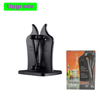 Schwarzer Vulkanus Messerschärfer, Upgrade-Version, mit Verpackung, für präzises Schärfen.