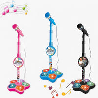 Kinder-Mikrofon mit höhenverstellbarem Ständer – KlangSpaß Bühne