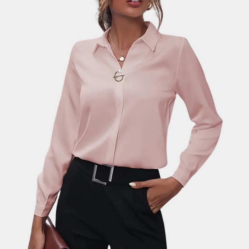 Elegante Chiffonbluse für Damen – Amélie