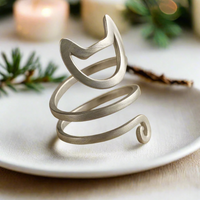 Silberne Katzenring | Stilvolle und bezaubernde Ring