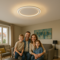Skandinavische LED Deckenleuchte – Modern, dimmbar & stilvoll für Wohnzimmer, Esszimmer & Flur