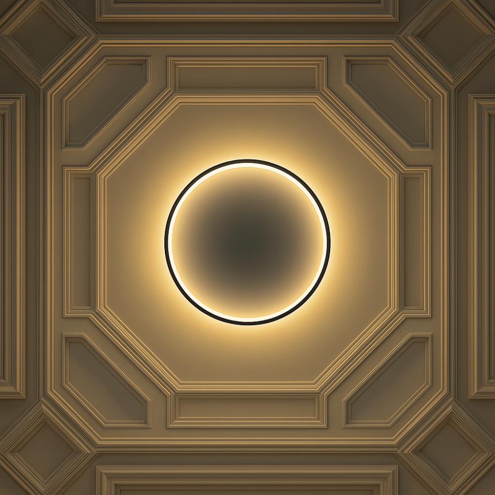 Skandinavische LED Deckenleuchte – Modern, dimmbar & stilvoll für Wohnzimmer, Esszimmer & Flur