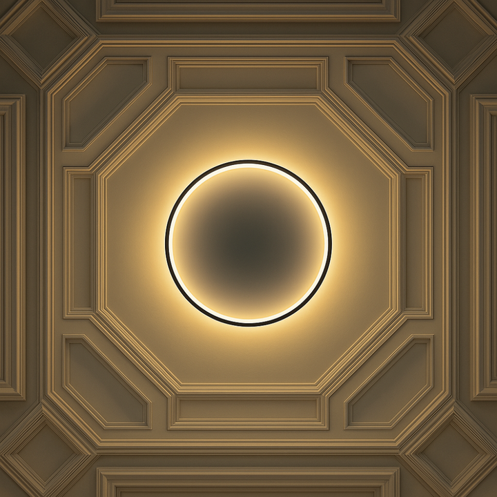 Skandinavische LED Deckenleuchte – Modern, dimmbar & stilvoll für Wohnzimmer, Esszimmer & Flur