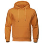 Orange Herren-Hoodie, Fleece, warm, Streetwear, lässig, atmungsaktiv, Kapuzenpullover.