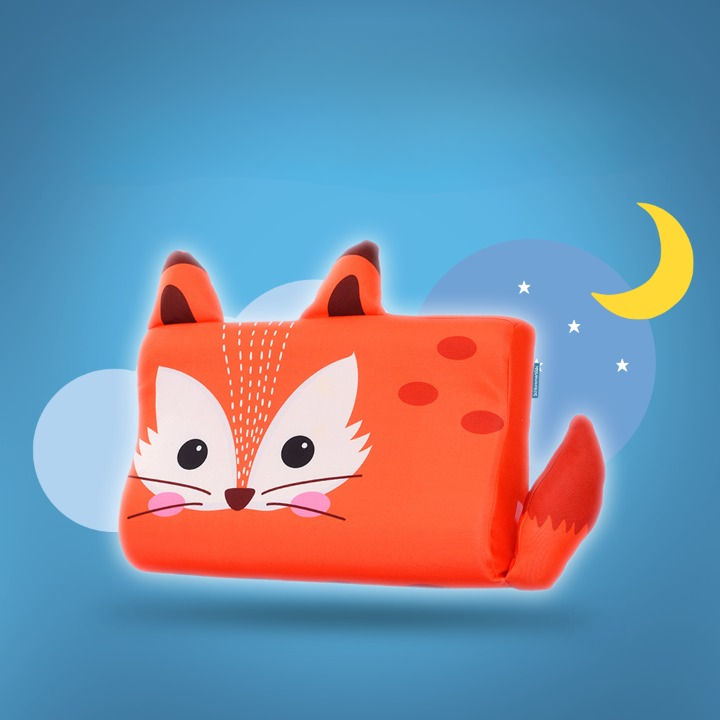 Kinder Nackenkissen mit ergonomischer Stütze – Tiermotiv-Auswahl