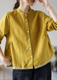 Damen Gesticktes Herbsttop – Yara