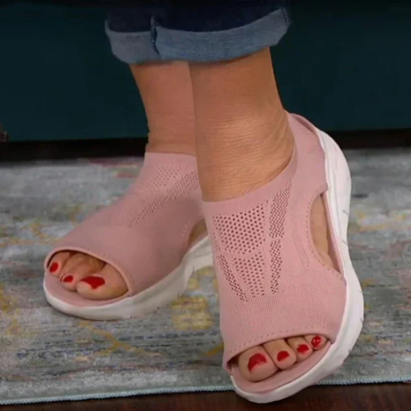 Mesh Plateau-Sandalen für Damen – Nova