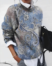 Gemustertes Damen Oberteil – Alenya Herbstzauber