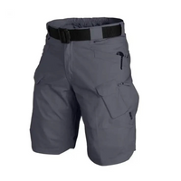 Herren Outdoor Shorts mit 6 Reißverschlusstaschen - FlexTrek Cargo Shorts