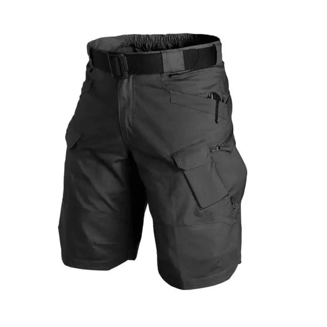 Herren Outdoor Shorts mit 6 Reißverschlusstaschen - FlexTrek Cargo Shorts