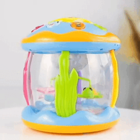 Lichtspiel-Trommel für Babys – Musik & Projektion für sensorisches Lernen