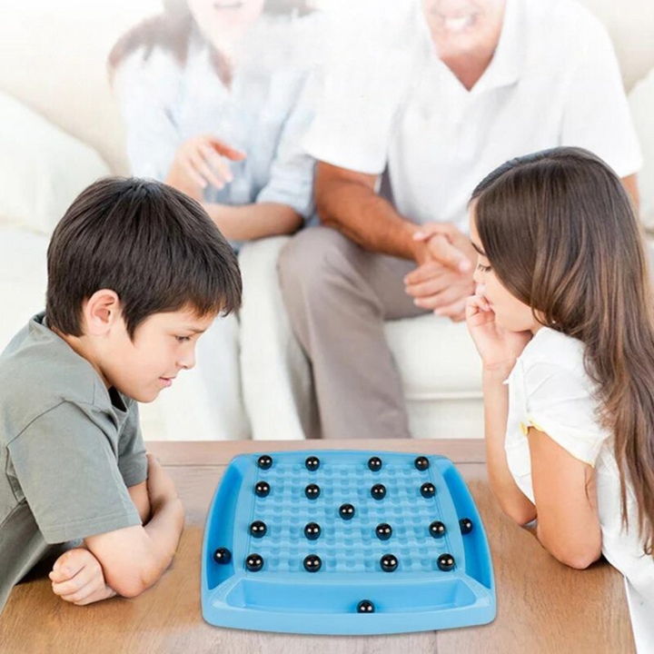 Magnetisches Logikspiel Kugelblock – Taktikbrett mit Spielkugeln