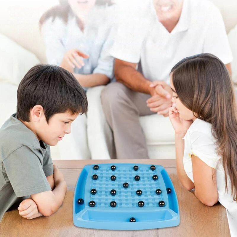 Magnetisches Logikspiel Kugelblock – Taktikbrett mit Spielkugeln