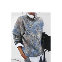 Gemustertes Damen Oberteil – Alenya Herbstzauber