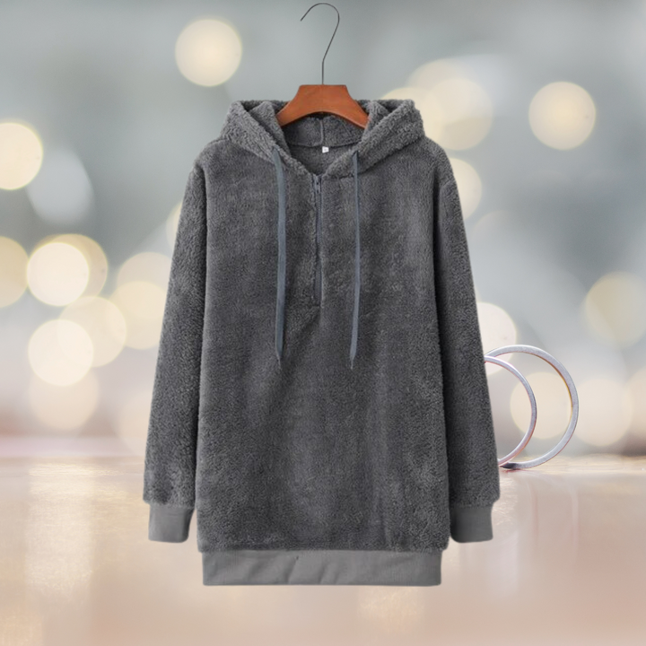 Weiche Damen Hoodiejacke für den Herbst – Amalia