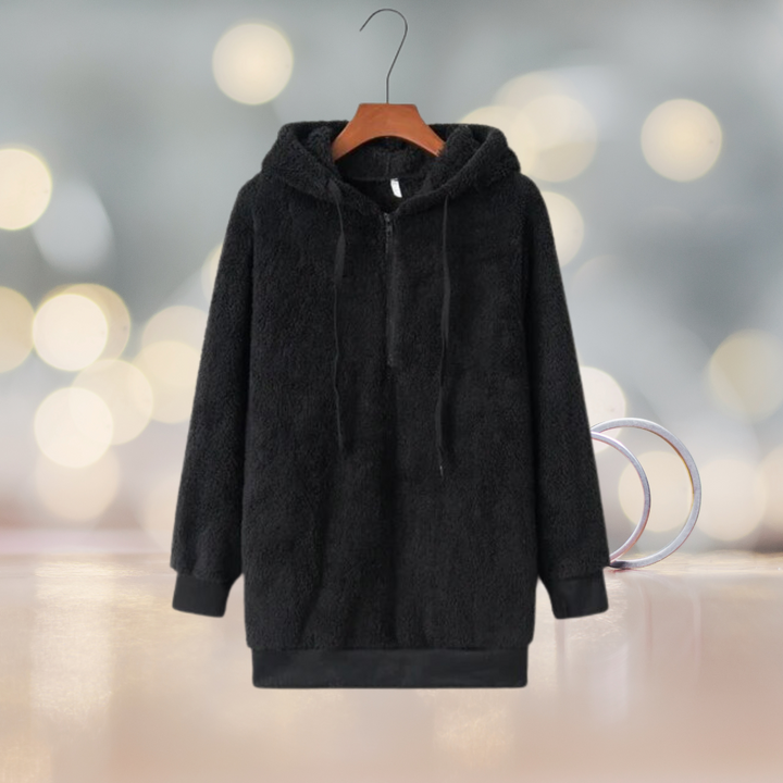 Weiche Damen Hoodiejacke für den Herbst – Amalia