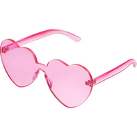Herzförmige rosa Sonnenbrille, modisches Accessoire, UV-Schutz, Damenmode.