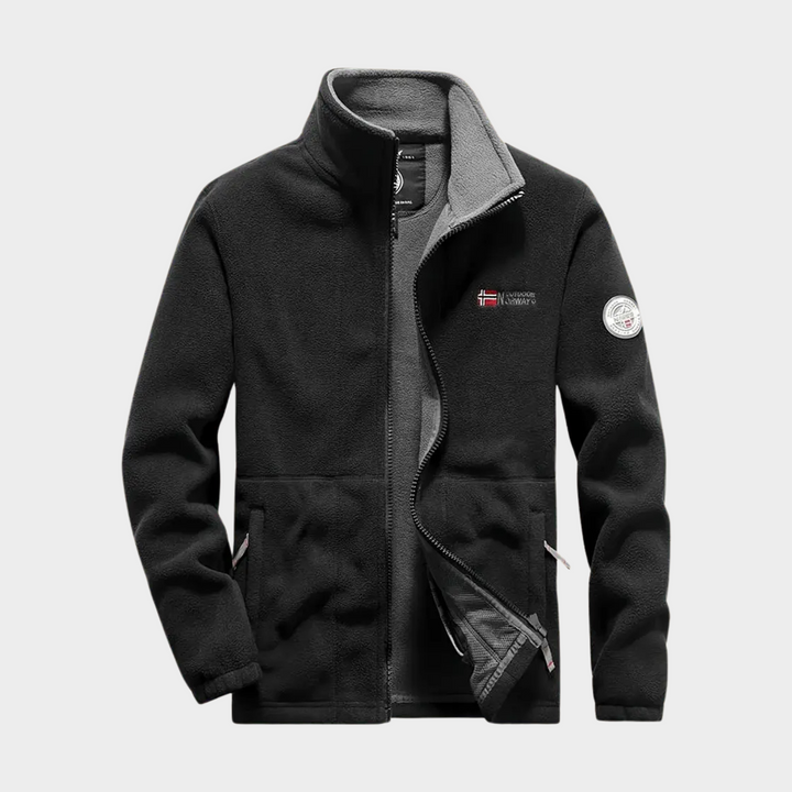 Warme Herrenfleece mit Reißverschluss – Bjorn