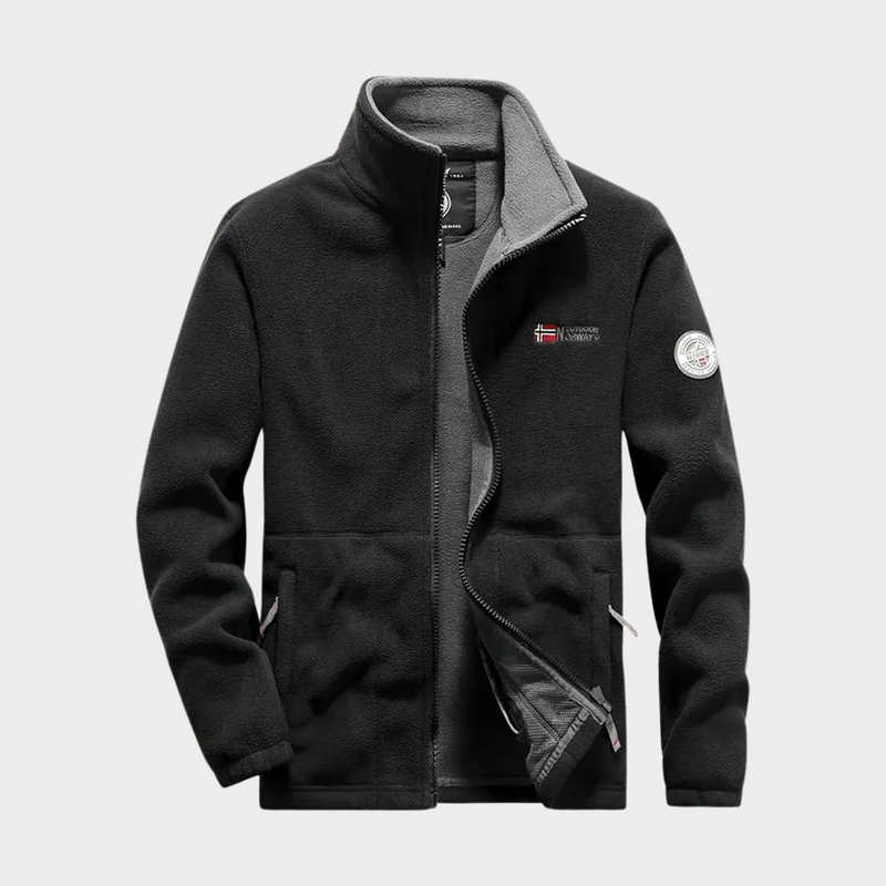 Warme Herrenfleece mit Reißverschluss – Bjorn