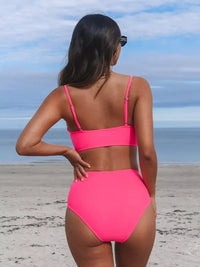 Bikini-Set mit Hohem Bund – Eliva