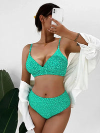 Bikini-Set mit Hohem Bund – Eliva