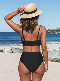 Bikini-Set mit Hohem Bund – Eliva