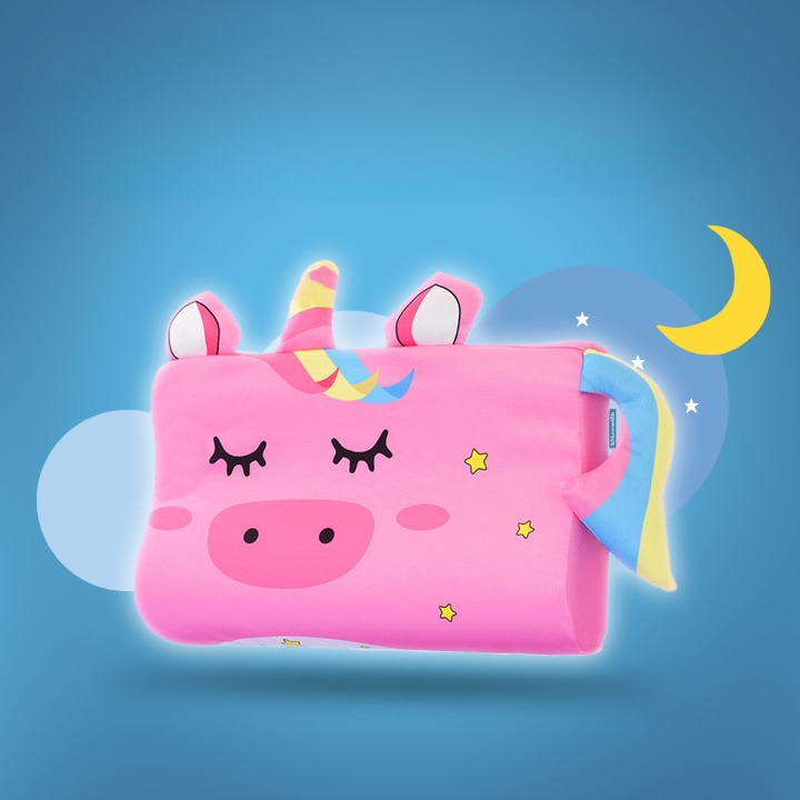 Kinder Nackenkissen mit ergonomischer Stütze – Tiermotiv-Auswahl