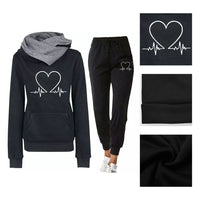 BEQUEMER ZWEITEILIGER DAMEN TRAININGSANZUG - HERBST WARMFLEX™