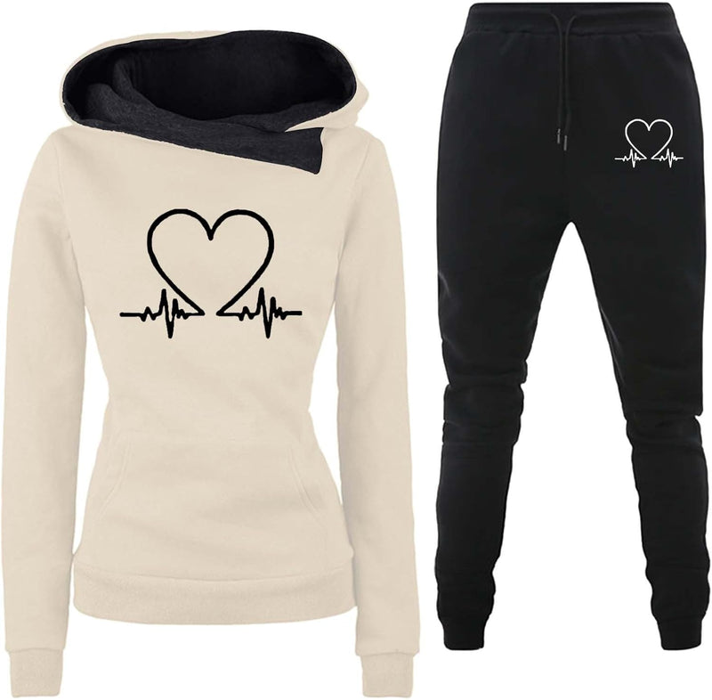 BEQUEMER ZWEITEILIGER DAMEN TRAININGSANZUG - HERBST WARMFLEX™